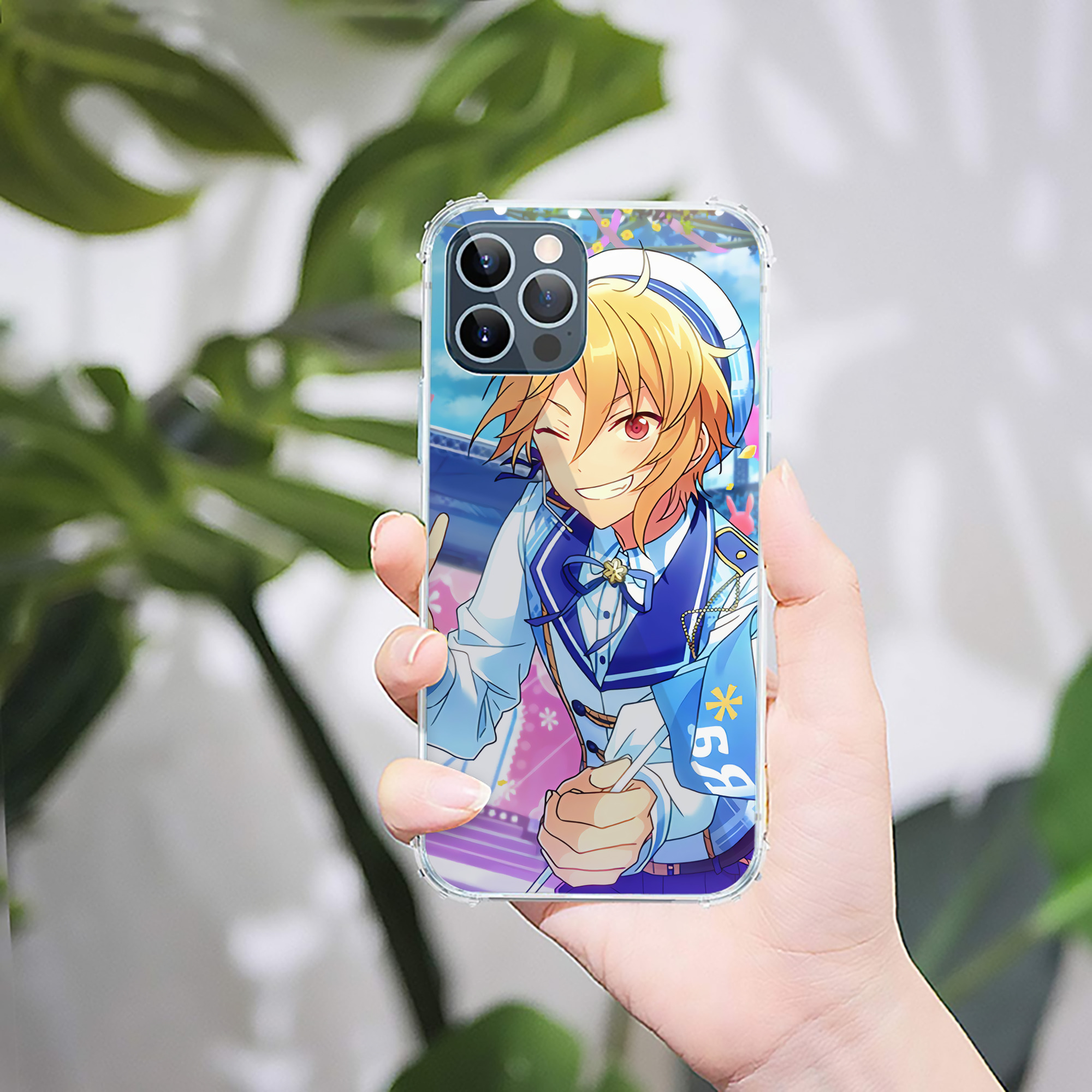 （画像用） あんさんぶるスターズ! Ensemble Stars 【iPhone 12シリーズ対応】透明スマホケース（クリアソフトケース）